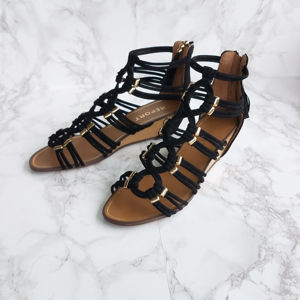 Report Maple Open Toe Platform Sandal Size 7.5 - image 2